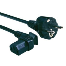 Euro power cable recto enchufe conector tipo alemán cable cable